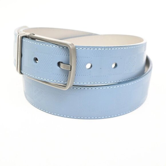 LOUIS VUITTON LV Logo Belt 90/36 Damier Infini leather Blue main image 11